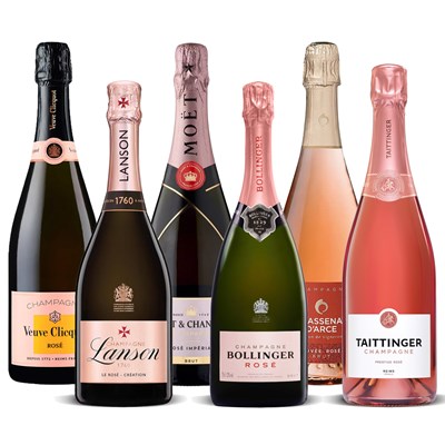 The Champagne Rose Collection 6 x 75cl